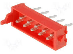 Verbinder Micro-Match: SM C02 3130 06 - Schmid-M: Verbinder Micro-Match SM C02 3130 06 Male on Board, Vertikal, RM = 2,54mm; 6 pin ~ 7-215464-6